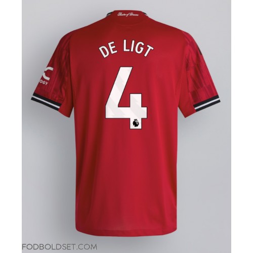 Manchester United Matthijs de Ligt #4 Hjemmebanetrøje 2025-26 Kortærmet